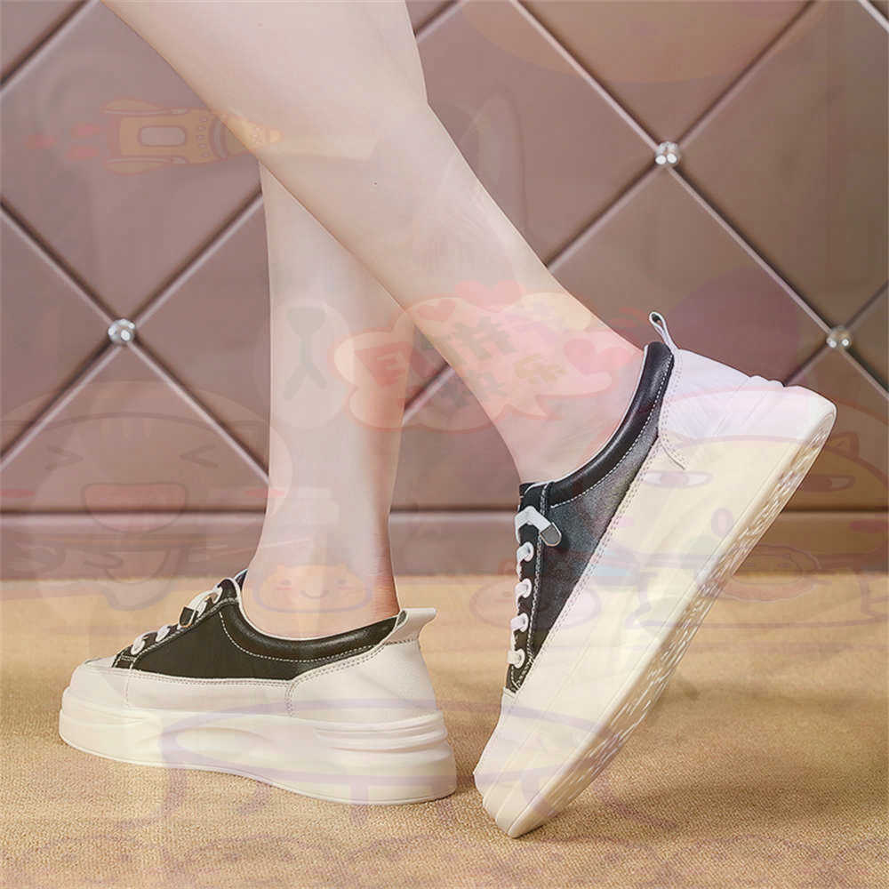 Women'S Accessories Rainbow Shops - レースアップ分厚いローファー女性スケートボードスポーツシューズバスケットスニーカーリアルポータ​​ブルニュース Beskets Teni 高品質