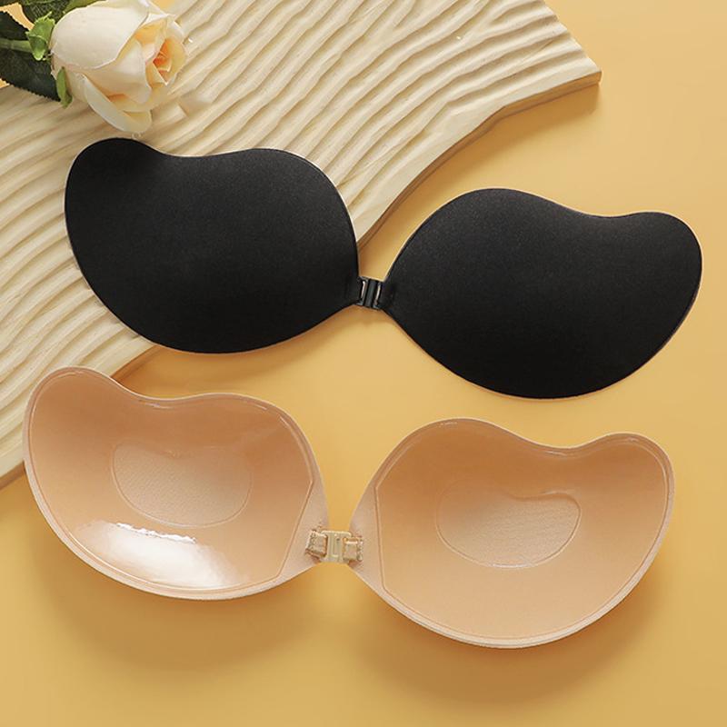 Women'S Accessories Mango - セクシーな目に見えないブラジャー、粘着式プッシュアップストラップレスシリコンマンゴーブラ、シームレスで通気性のあるフロントクロージャーランジェリーアクセサリー