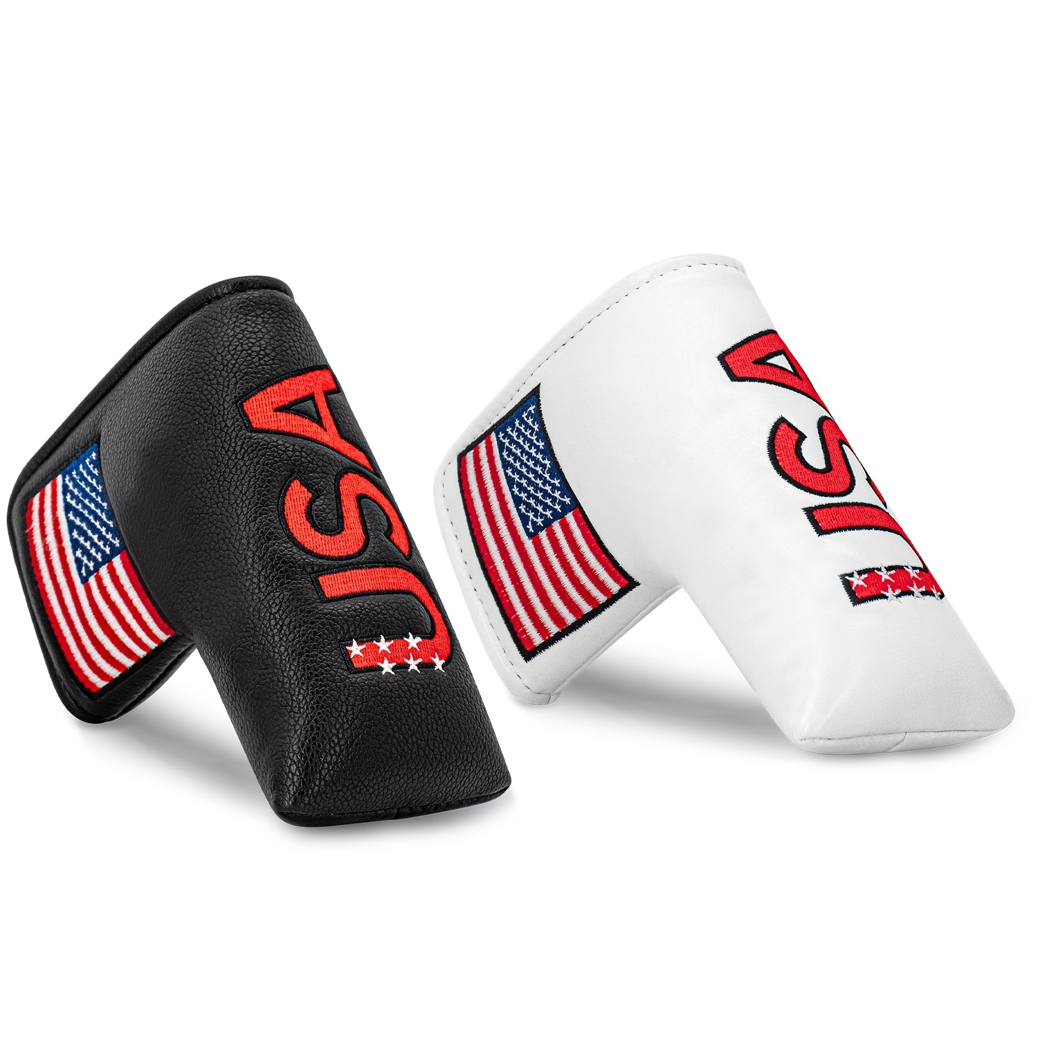 Women'S Golf Accessories - 1個入り USAスタイル ゴルフパターカバー - ソフトな裏地付きプレミアムブレードヘッドカバー、耐久性のあるゴルフクラブアクセサリー、男性と女性向け