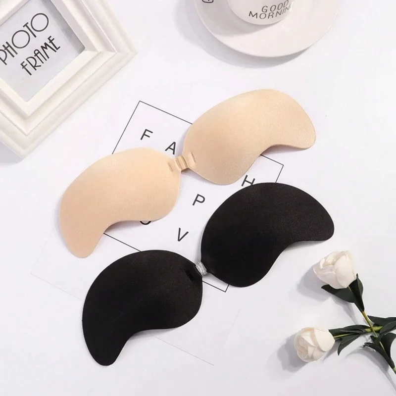 1/2 ペア女性用目に見えない下着ヌーブラ胸パッチ 2 色低 - Women'S Accessories Mango のレビューと価格