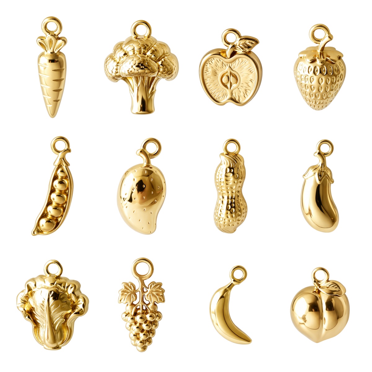 7 個フルーツイチゴバナナマンゴー野菜トウモロコシペンダント - Women'S Accessories Mango のレビューと価格