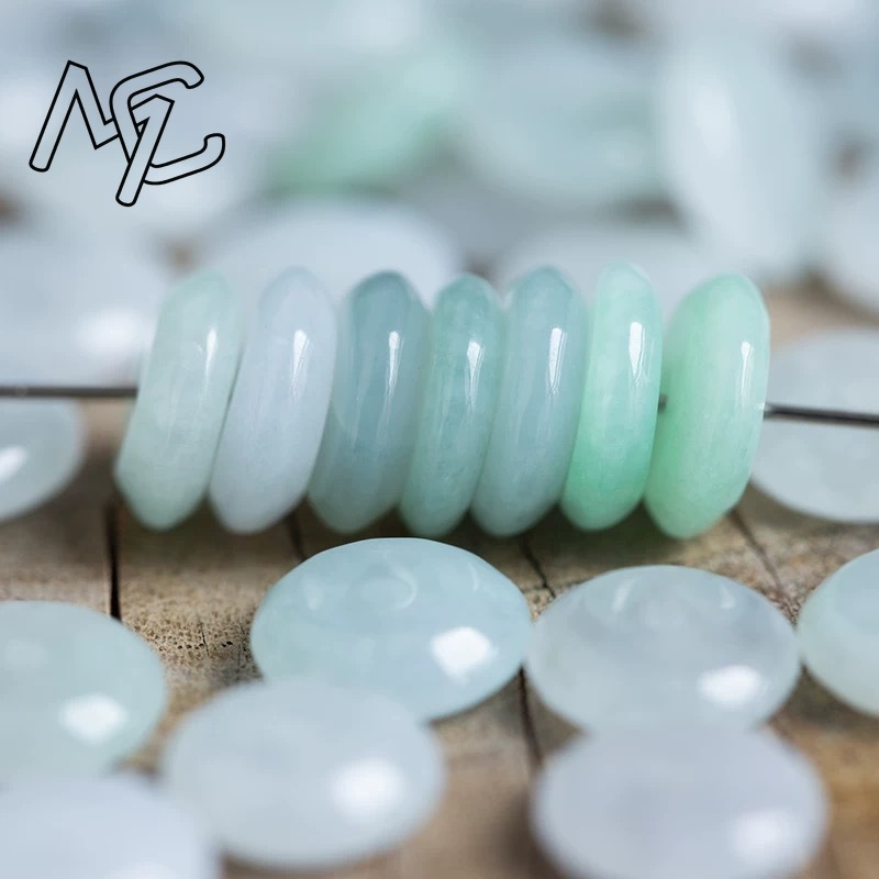 10 個天然エメラルド白翡翠平安結び DIY ブレスレットネ - Women Accessories For Gift のレビューと価格