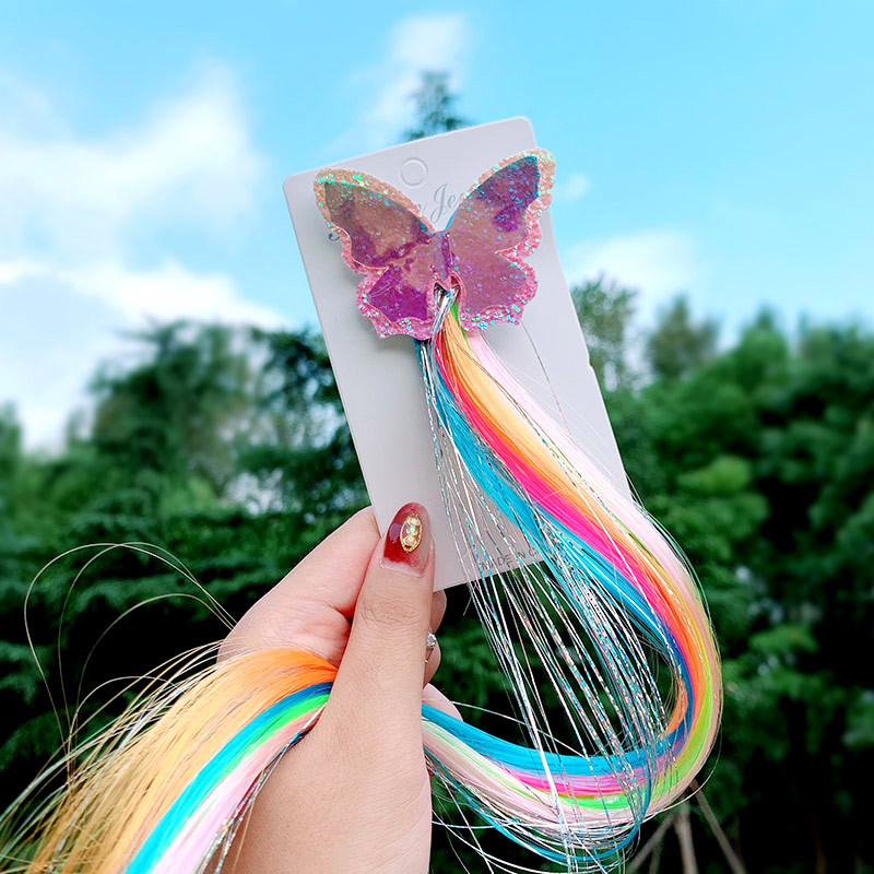 カラフルなヘアエクステンション,クリップオンヘアピース,レイ - Women'S Accessories Rainbow Shops のレビューと価格