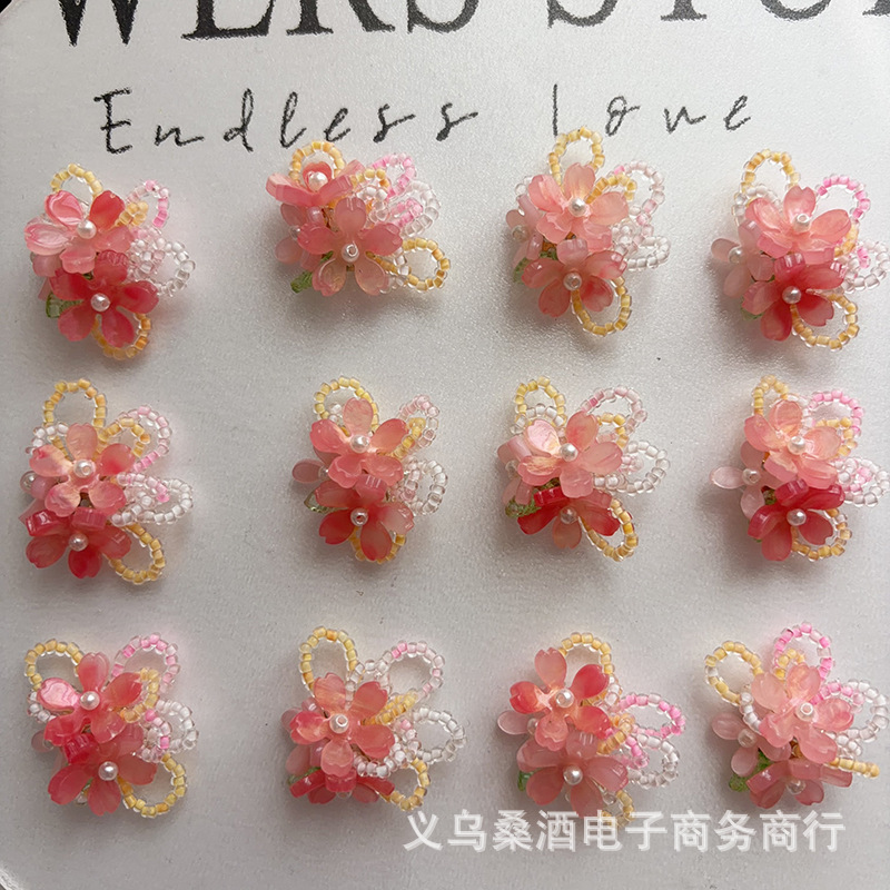 アップグレードされた3Dビーズベゴニアフラワーシューズバック - Women'S Accessories For Crocs のレビューと価格