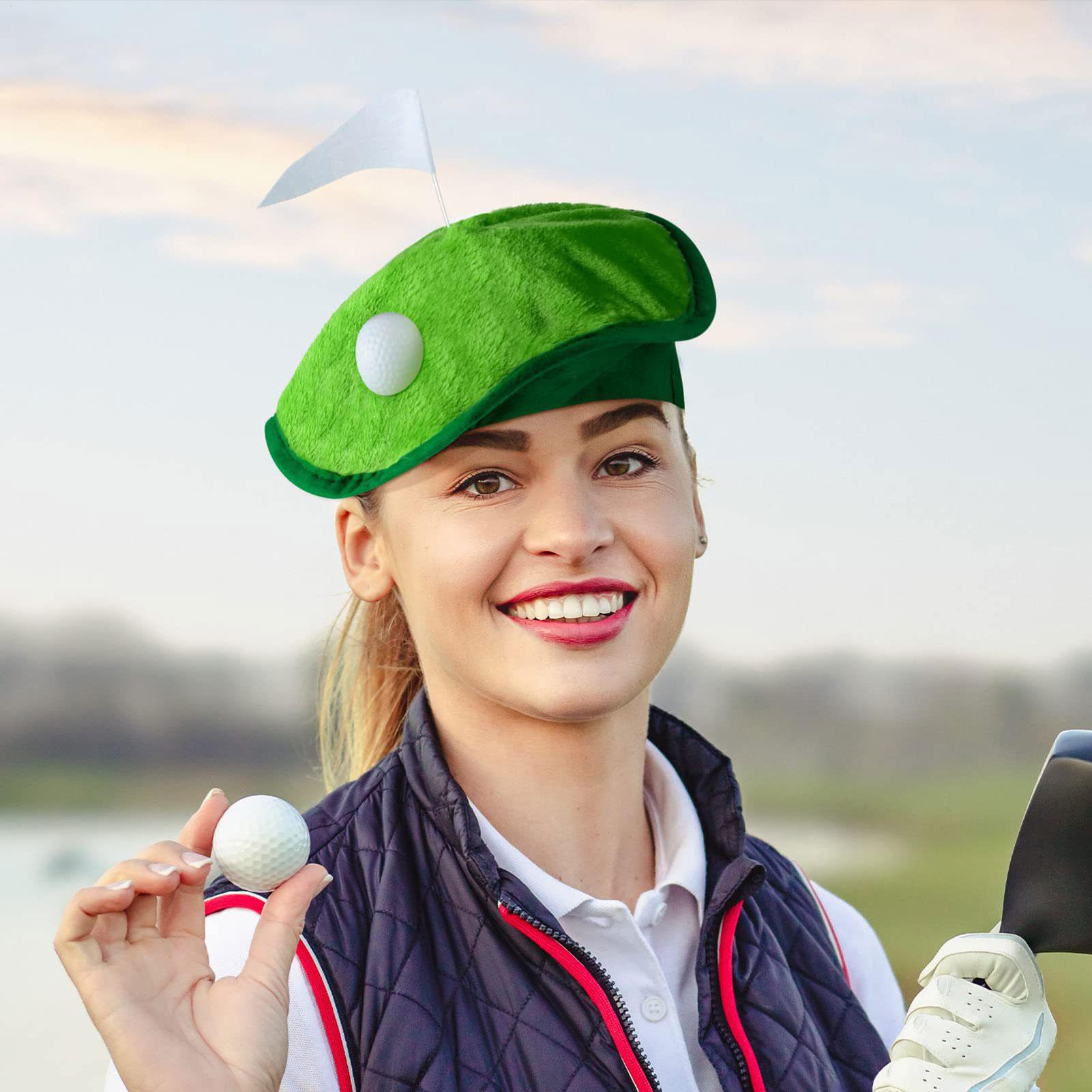 面白いゴルファーベレー帽ゴルフテーマパーティー帽子ゴルフボー - Women'S Golf Accessories のレビューと価格