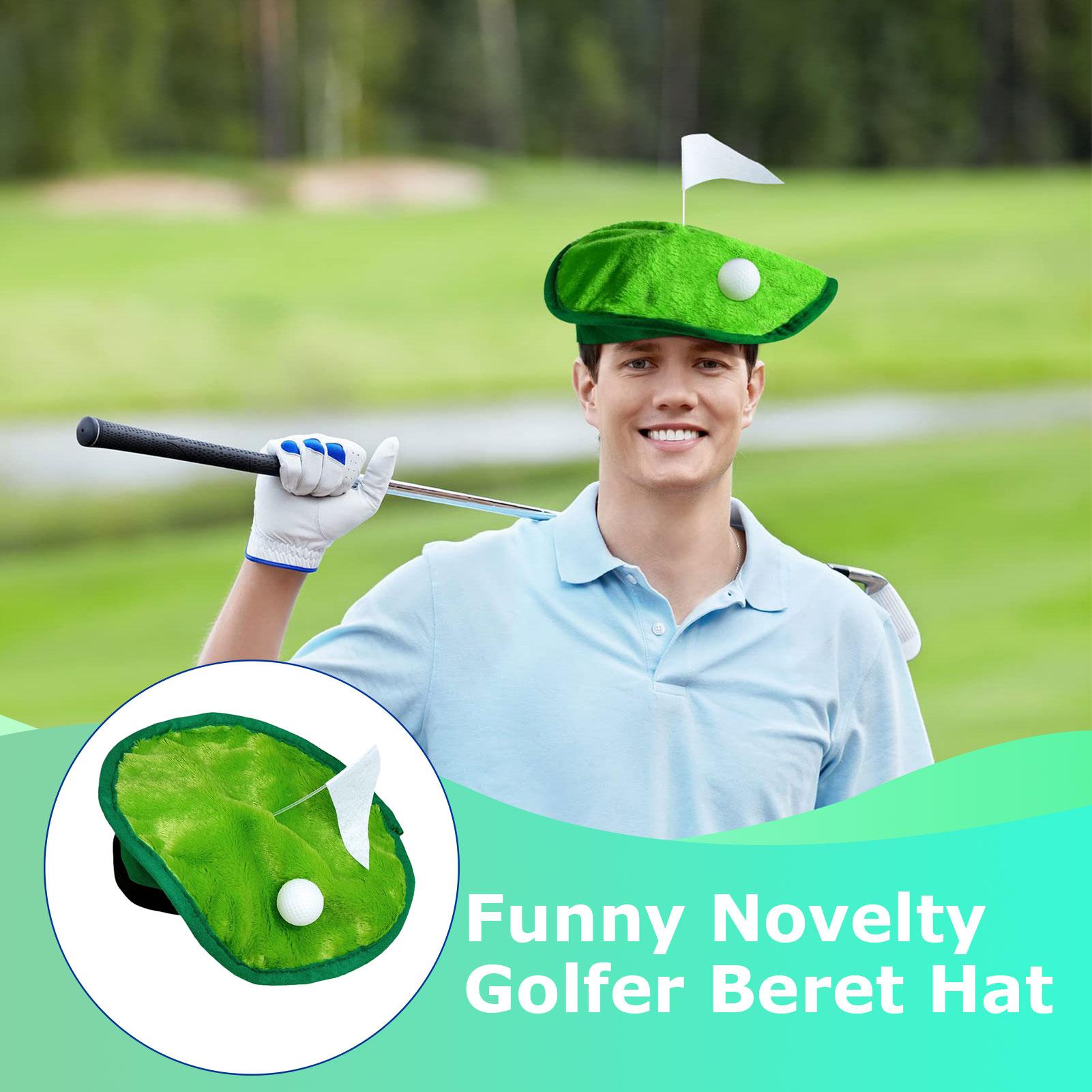 面白いゴルファーベレー帽ゴルフテーマパーティー帽子ゴルフボー - Women'S Golf Accessories のレビューと価格