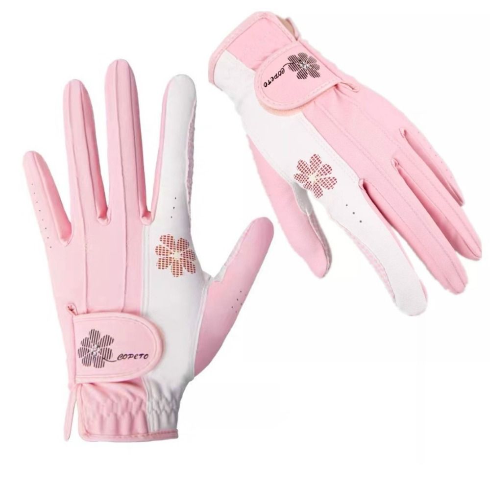 ペアの滑り止めゴルフグローブ、強化されたグリップ、耐摩耗性、 - Women'S Golf Accessories のレビューと価格