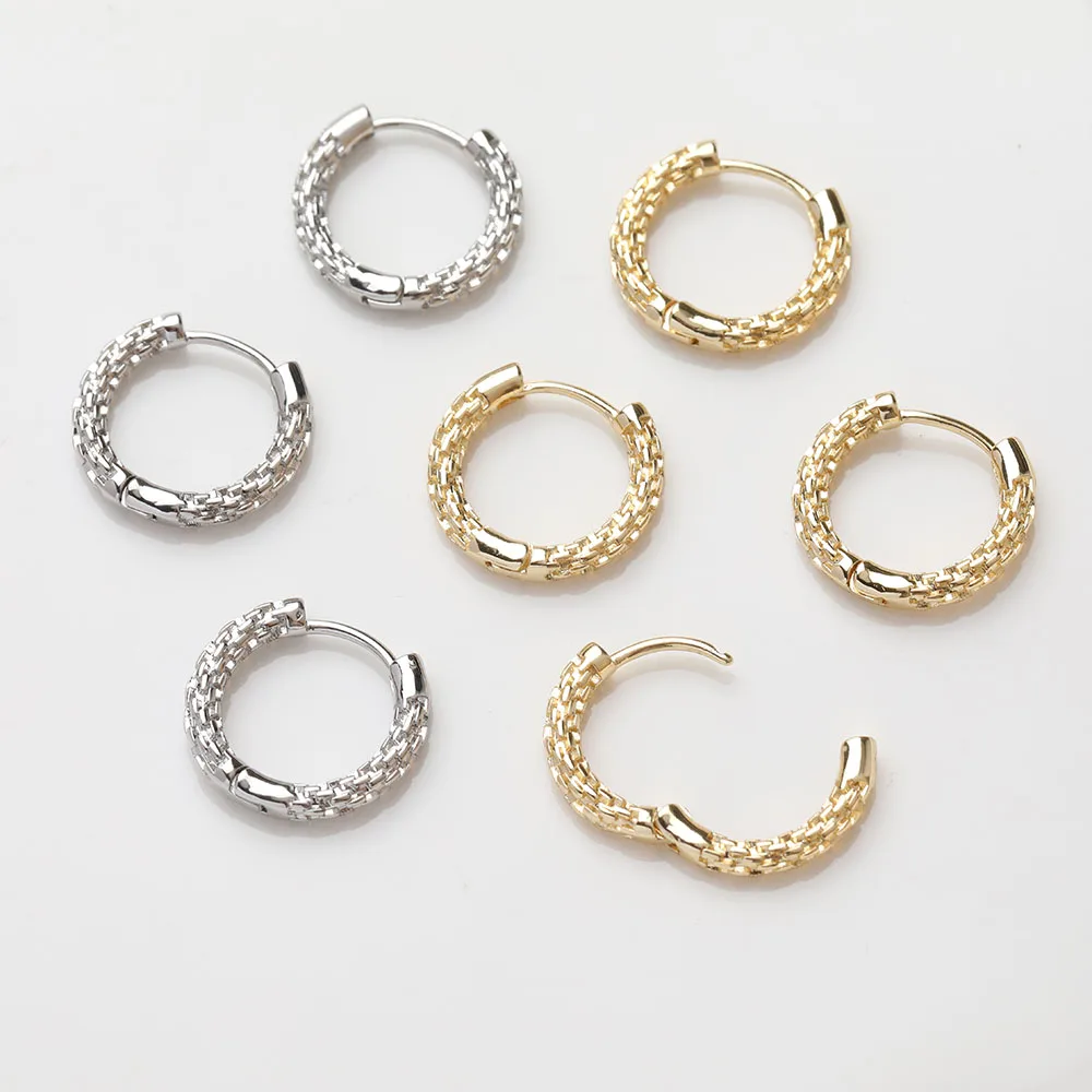 ジュエリー作り用の金メッキ真鍮フープピアス,イヤリング,18 - Wrap Ring Gold のレビューと価格