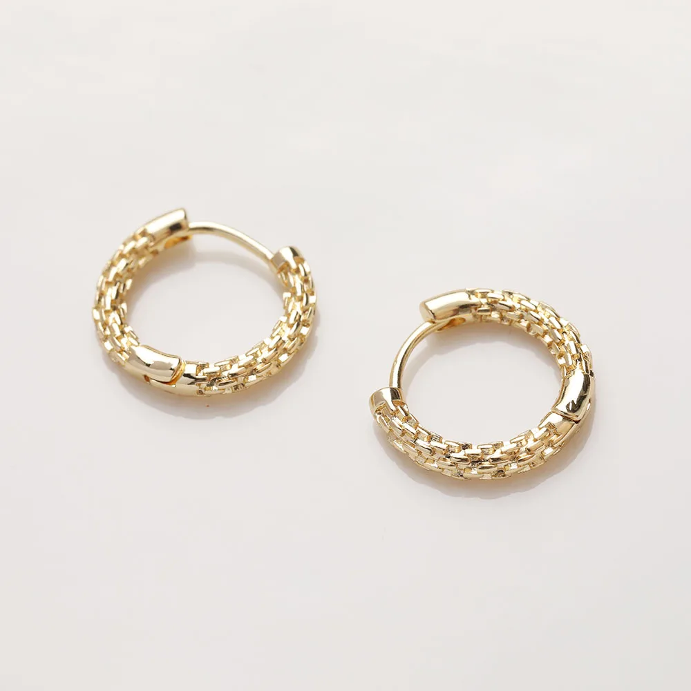 ジュエリー作り用の金メッキ真鍮フープピアス,イヤリング,18 - Wrap Ring Gold のレビューと価格
