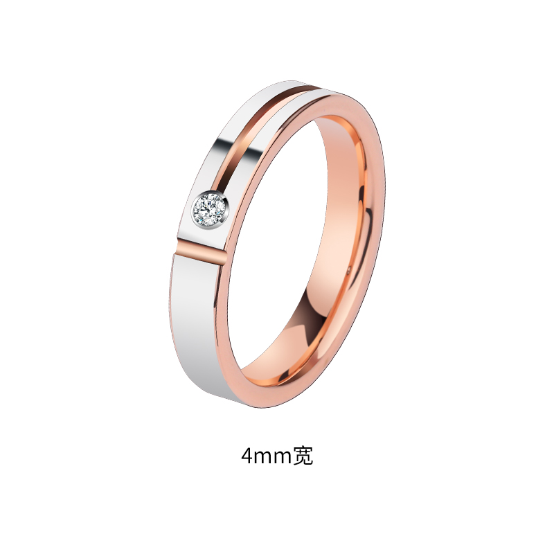 男性と女性のための合成モアッサナイト結婚指輪,彫刻,ピンクゴ - Wrap Ring Gold のレビューと価格