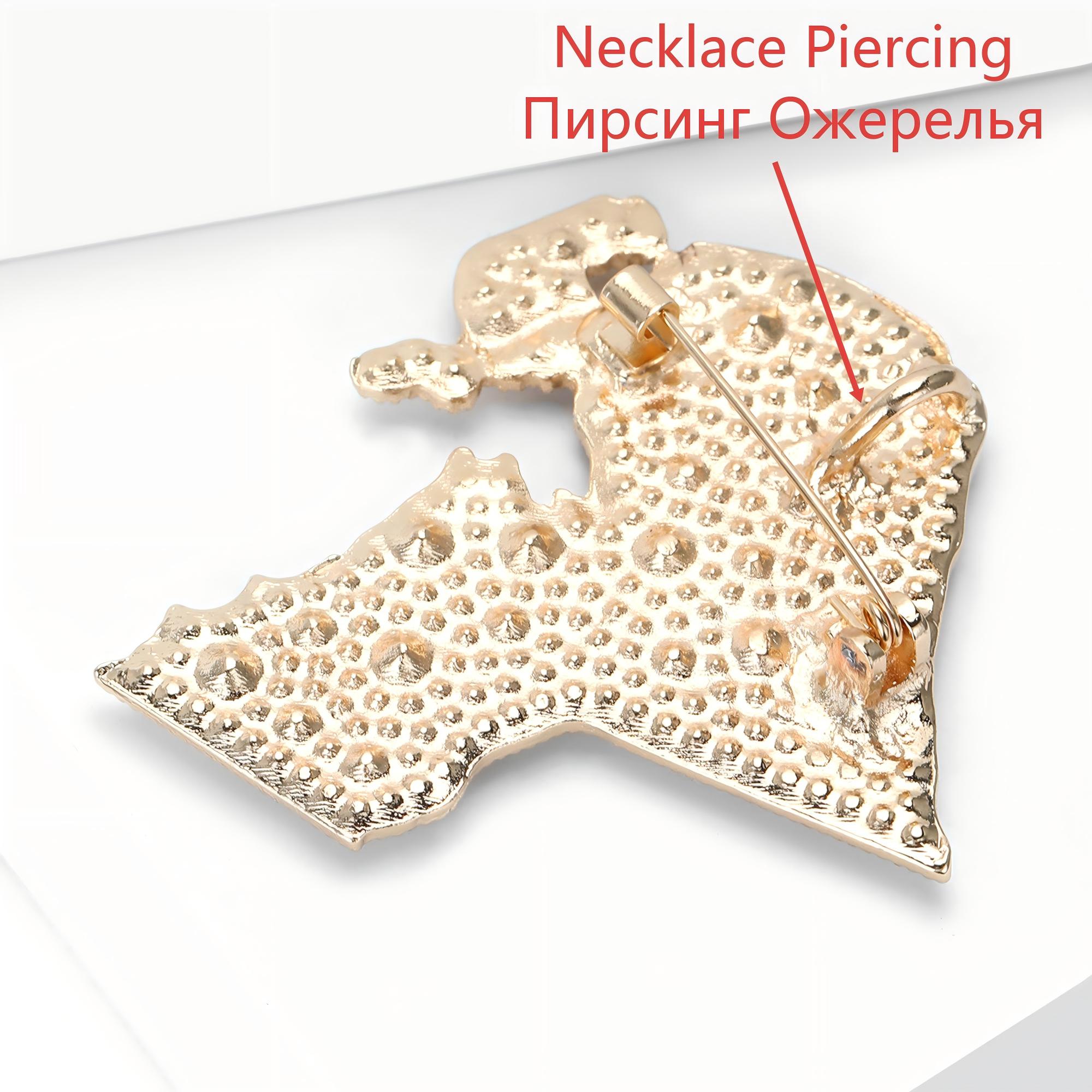 Beaut&Berry 高級パール クウェート地図ブローチ  - Women Accessories Kuwait のレビューと価格