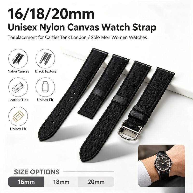 16/18/20 ミリメートルユニセックスソフトナイロンキャ - Women'S Accessories Cartier のレビューと価格
